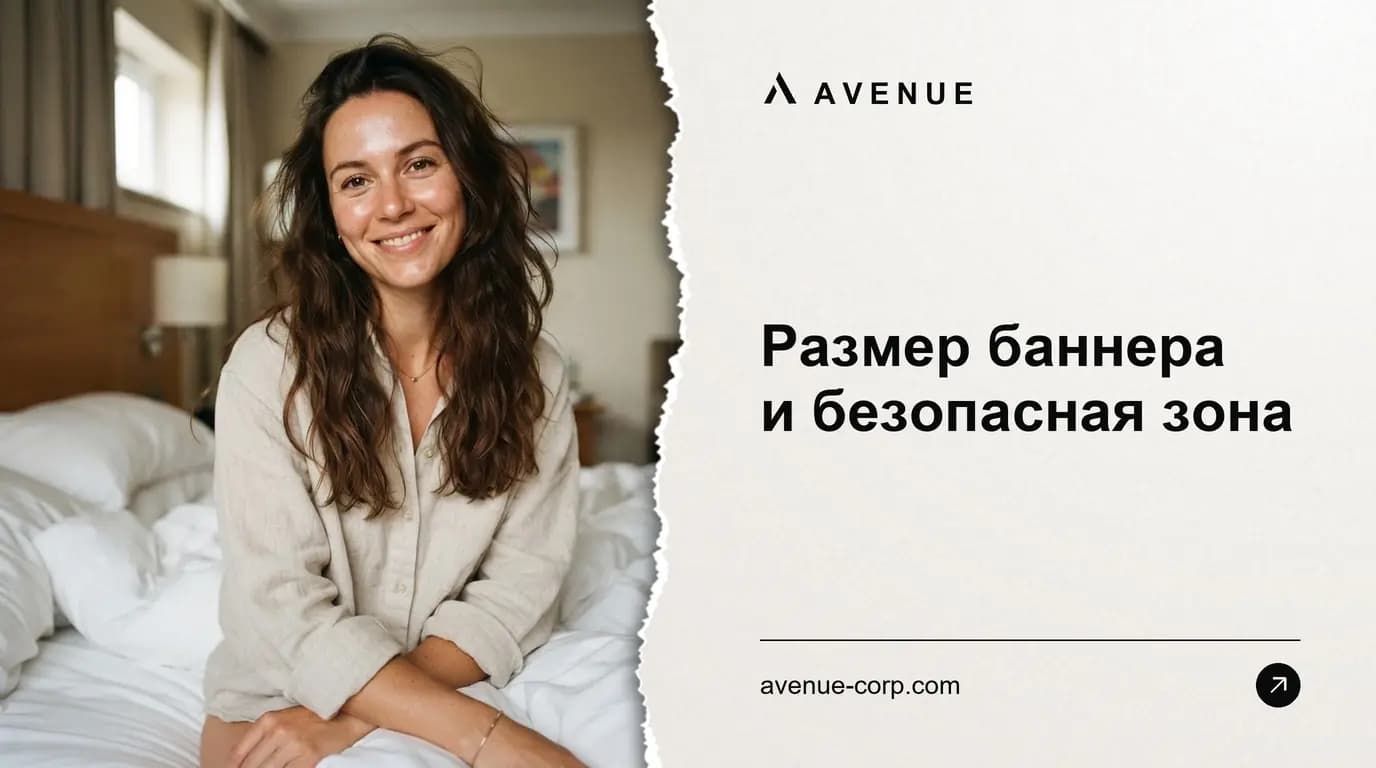Размер баннера и безопасная зона