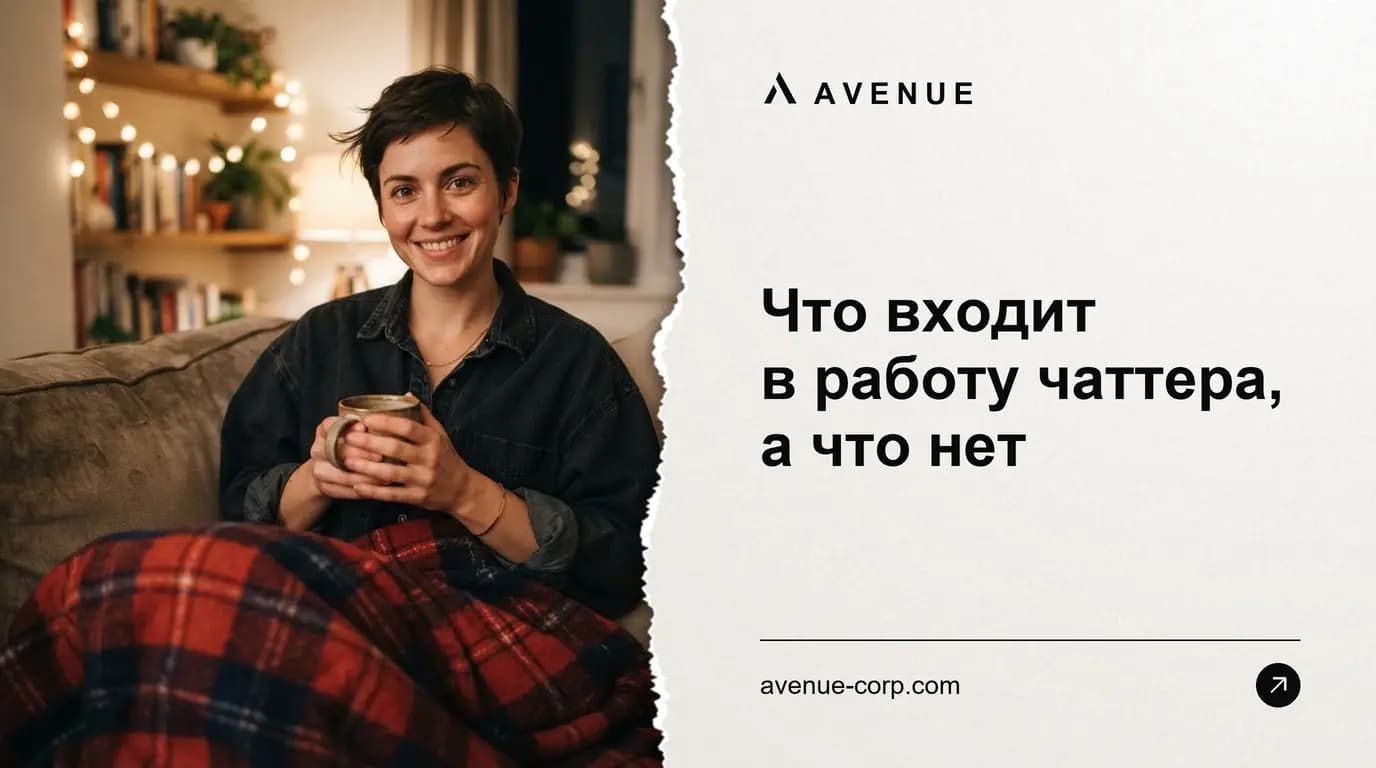 Что входит в работу чаттера, а что нет
