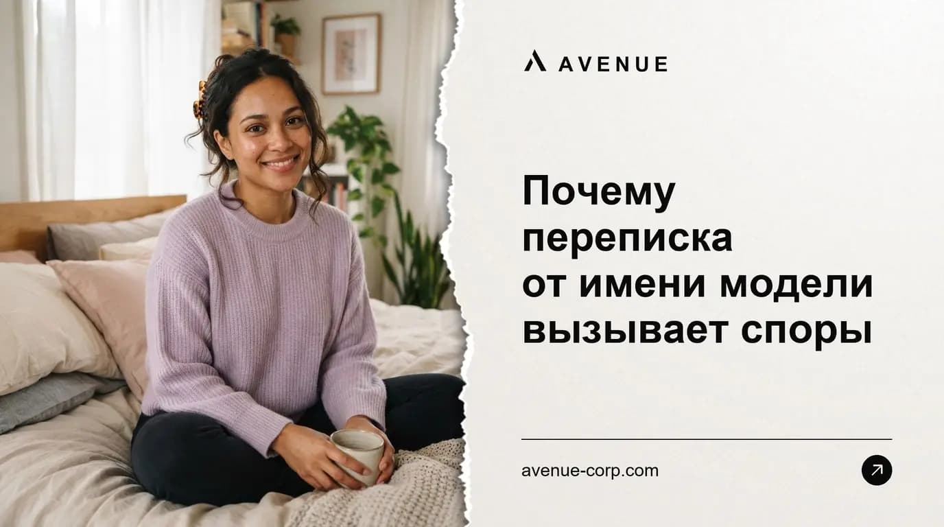 Почему переписка от имени модели вызывает споры