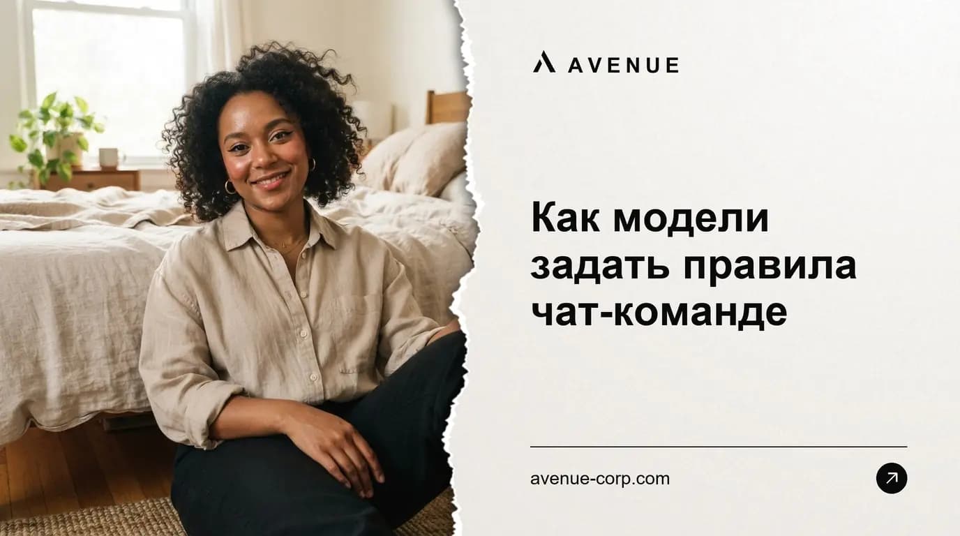 Как модели задать правила чат-команде