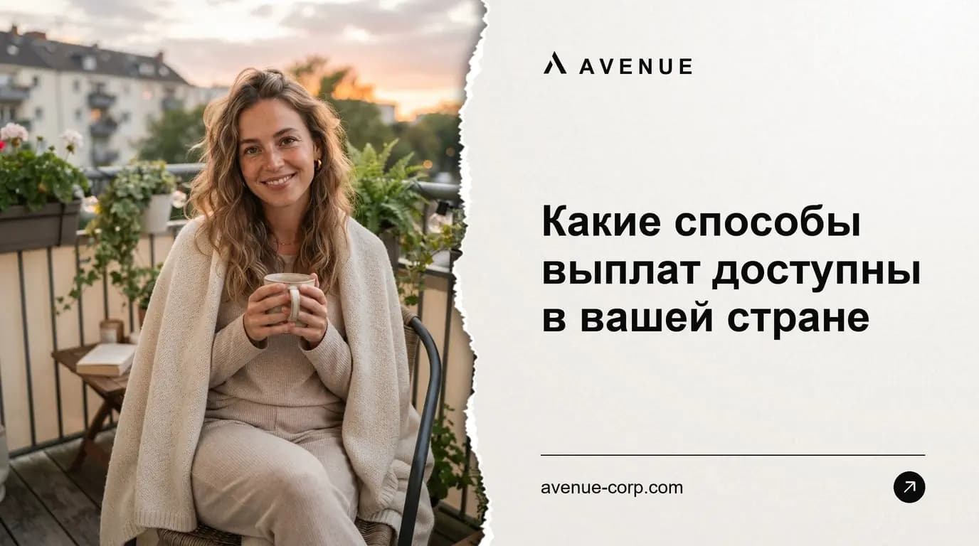 Какие способы выплат доступны в вашей стране