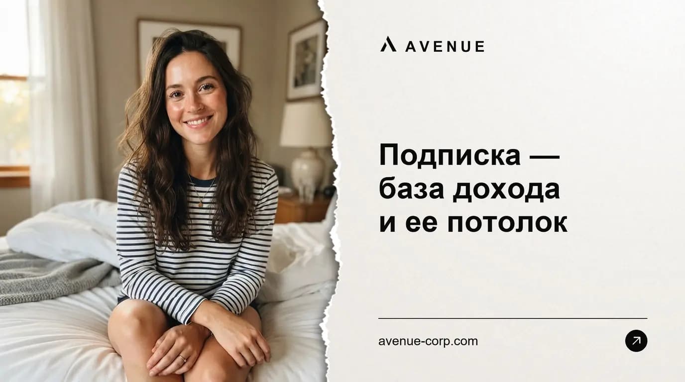 Подписка — база дохода и ее потолок