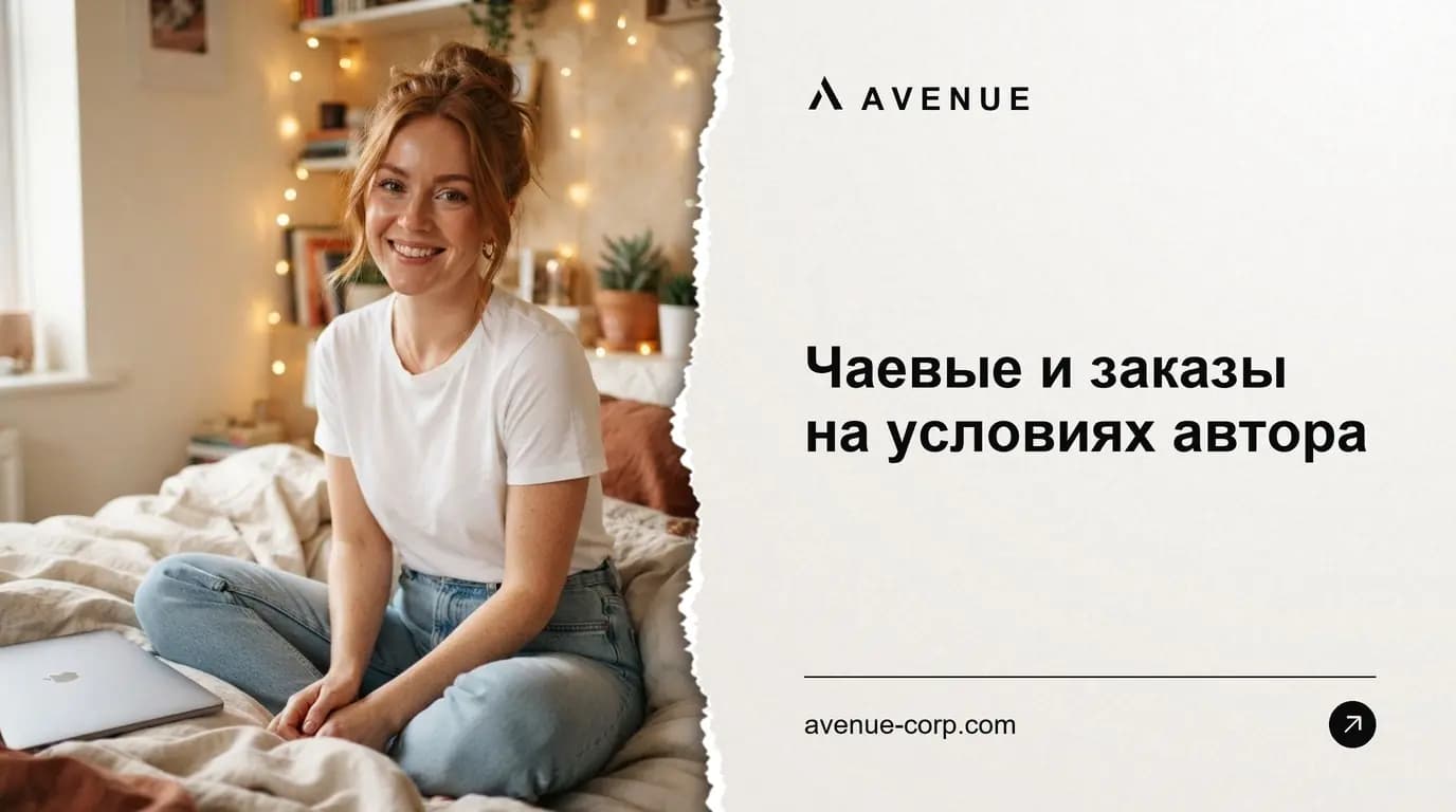 Чаевые и заказы на условиях автора