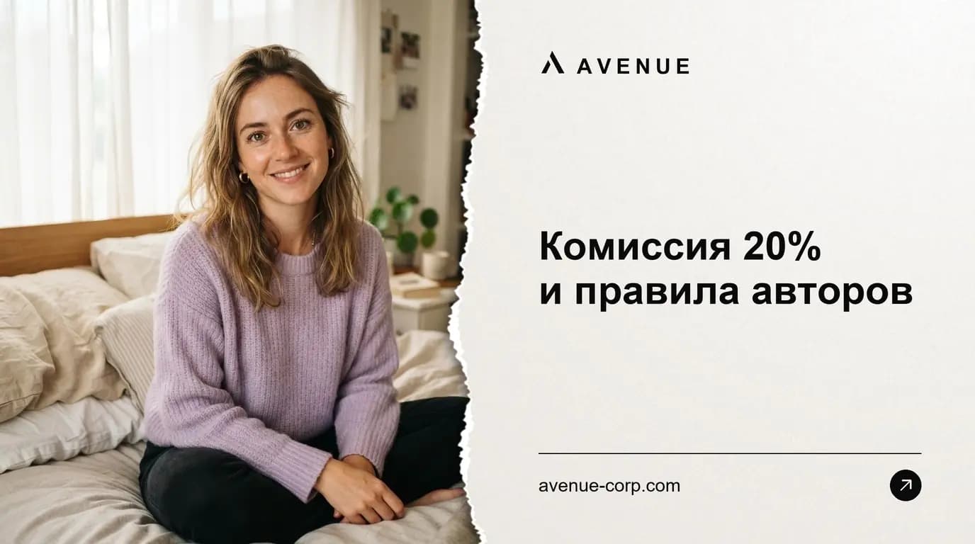 Комиссия 20% и правила авторов