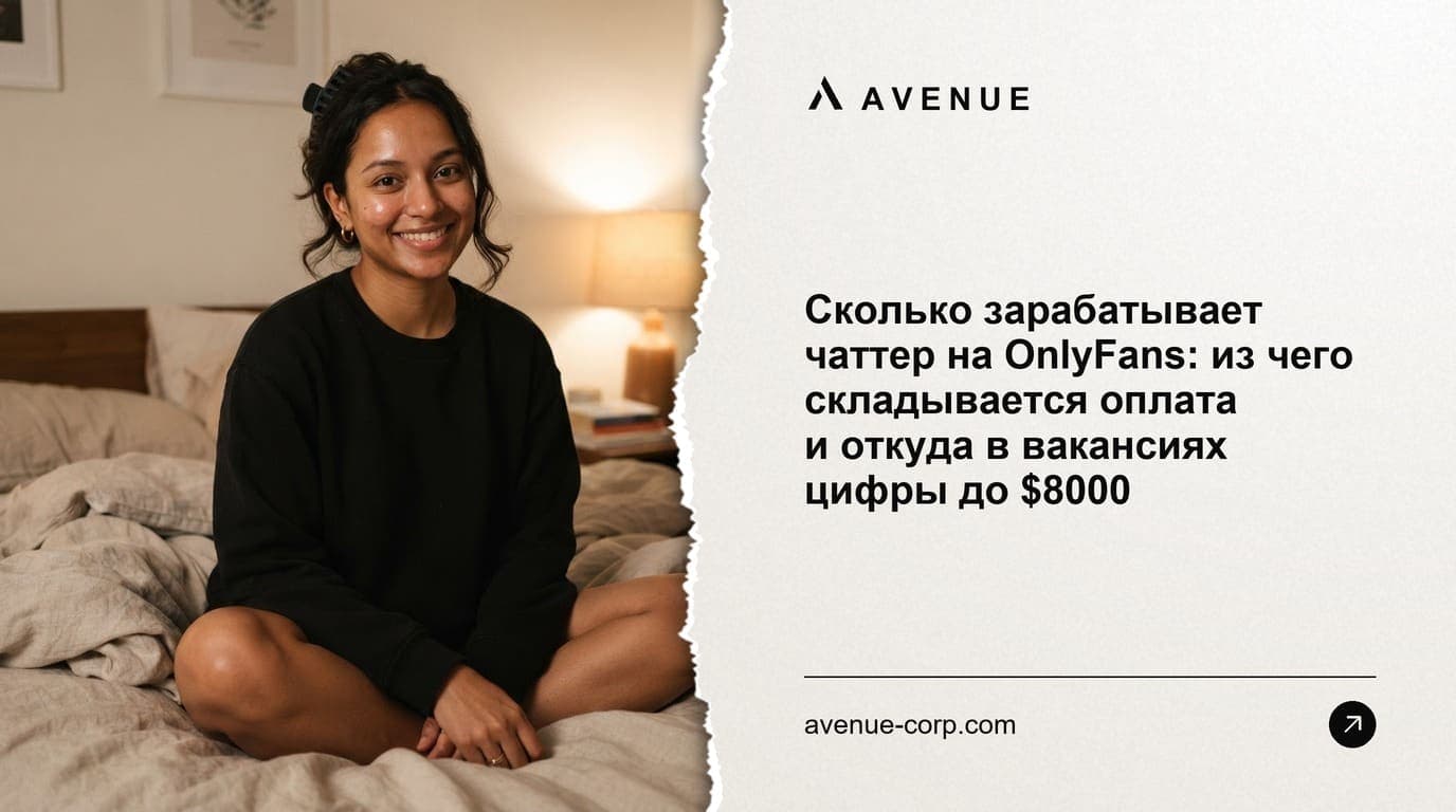Сколько зарабатывает чаттер на OnlyFans: из чего складывается оплата и откуда в вакансиях цифры до $8 000
