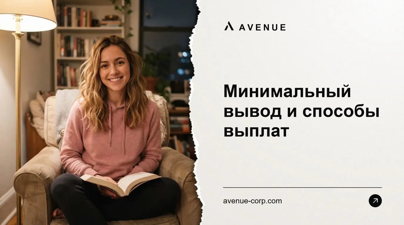 Минимальный вывод и способы выплат