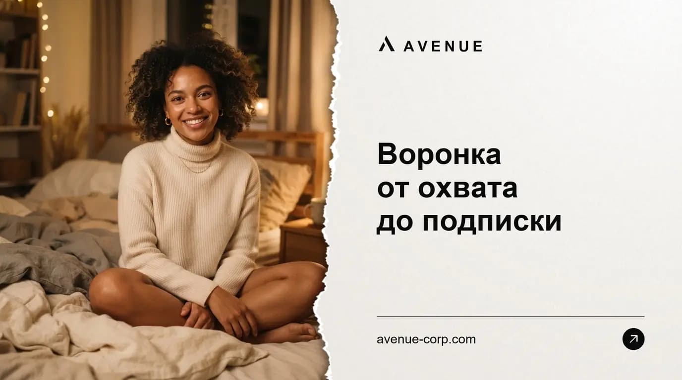 Воронка от охвата до подписки
